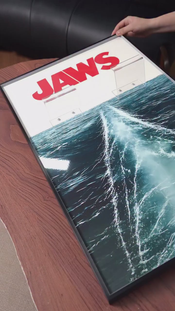 Wall Display Frame For LEGO® Ideas 21350 Jaws