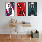Wall-Mount Display frame for LEGO® Technic™ Mercedes-AMG F1 W14 E Performance 42171