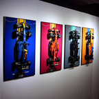 Wall-Mount Display Frame for LEGO® Technic Ferrari SF-24 42207