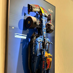 Wall-Mount Display Frame for LEGO® Oracle Red Bull Racing RB20 F1 Car 42206