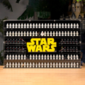 Dust Proof Wall mounted Display Case for LEGO® Star Wars™ Logo & Minifigure