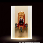 Wall-Mount Display Frame for LEGO® Star Wars Luke Skywalker’s Landspeeder™ 75341